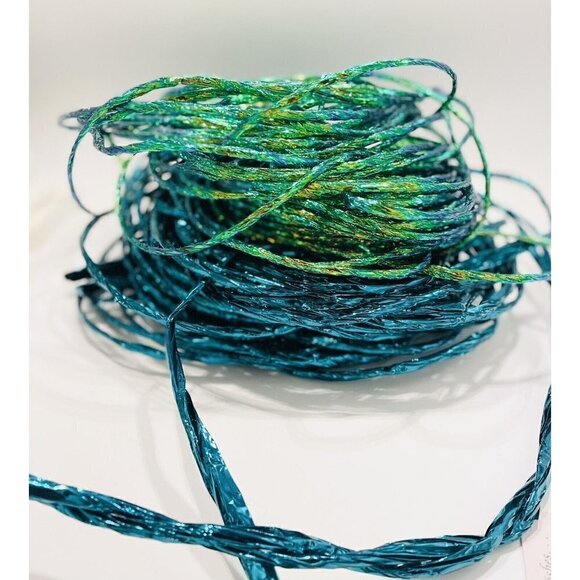 Paper Twist Baskets Kit Kids Crafts NIB Plus 214+ Ft Extra Metallic Twist Ribbon - Picture 5 of 12